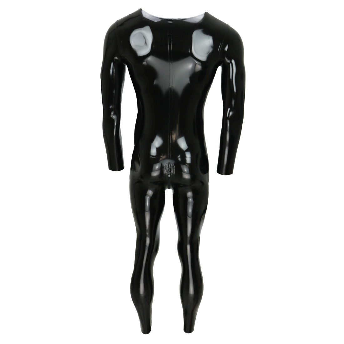 Latex Catsuit Basic Herren schwarz